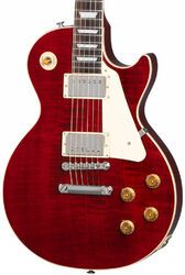 Single cut electric guitar Gibson Les Paul Standard 50s Figured Custom Color - 60s cherry