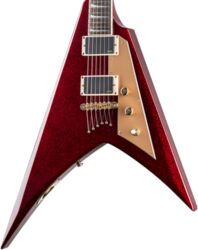 Metal electric guitar Ltd Kirk Hammett KH-V 602 - Red sparkle